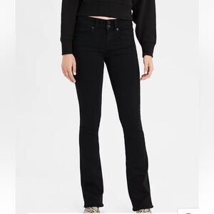 AE Next Level Artist Flare Lowe Rise Black Jean